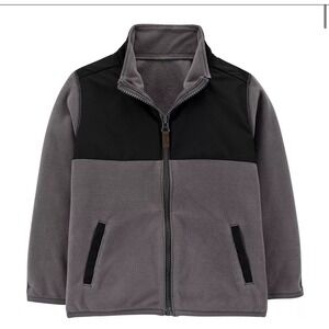 Carter's Boys Fleece Jacket Limited Edition Size 4T‎ Black & Grey